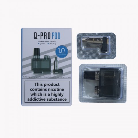 Lostvape Orion Q Pro (1Pcs  Empty Pod 1pcs + 1Pcs  Coil 1.0Ohm)   Compatible To Orion Q & Orion QPro