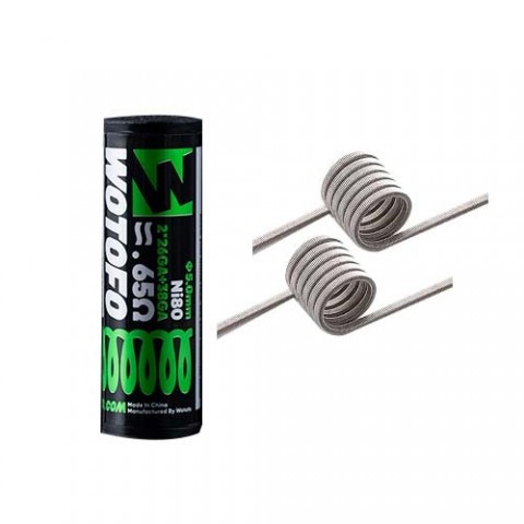 [12149] WOTOFO Prebuild Coil 5mm Dual Core Fused Clapton